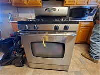 Maytag stainless steel propane range/oven