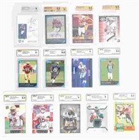 1990 - 2020 FOOTBALL CARDS MINT AND BECKETT GRADED