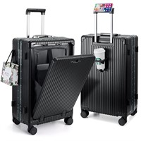 MRPLUM Front Pocket Carry On Luggage PC Hardside