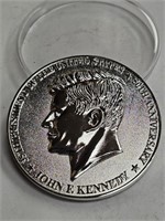 Large JFK Replica in Large Capsule