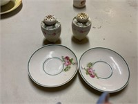 Antique salt and pepper shakers