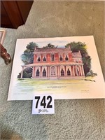 Norris Hall Signed Oaklands Print(LR)