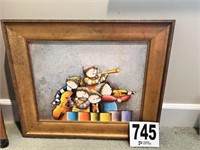 Framed Signed Worble Art(LR)