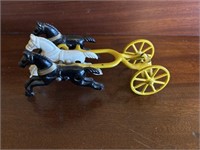 Antique/Vintage Cast Iron Trio Toy Horse
