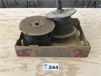 ELECTRIC FENCE WIRE. 2 SPOOLS