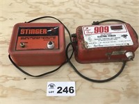 STINGER & DYNA CHARGE 909 ELECTRIC FENCERS