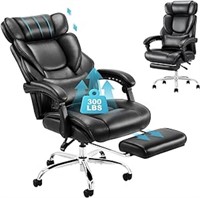 AS IS-COLAMY Office Chair with Footrest-Ergonomic