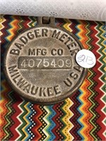Badger Meter Milwaukee USA Metal Industrial Cover
