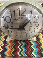 Vintage West Clock Alarm Clock Bed Side Clock
