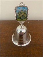 Silver plated "Ring around the rosie" bell
