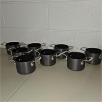 8 SMALL POTS