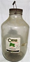Large Cates Premium Dill Pickles Bottle 18.5"