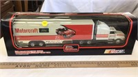 Motorcraft transporter with die cast cab scale