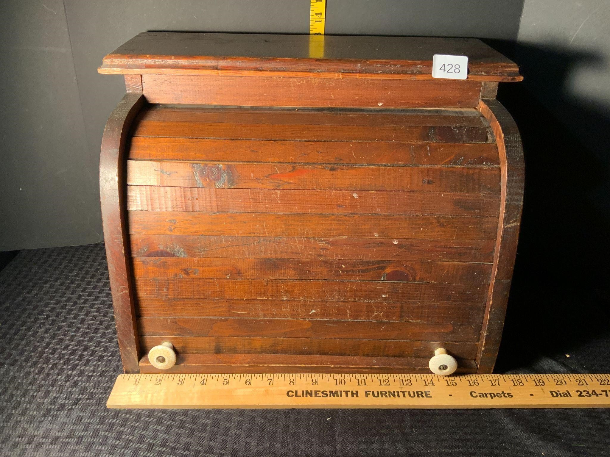 Wooden Bread Box