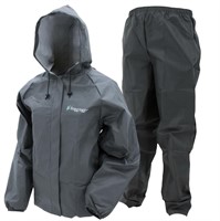 R3809  Carbon Black Rain Suit SM/MD