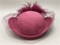 Georgette Pink Women’s Hat with Box