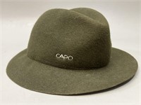 Capo Green Hat Pure New Wool with Box VTG