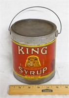VINTAGE KING SYRUP CAN