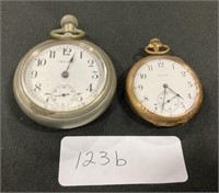 Pair of Nice Pocket Watches, Elgin Gold Fill.