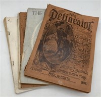 6 issues Delineator magazine