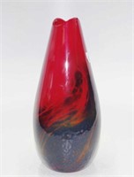 Royal Doulton flambe veined vase