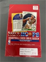 Sealed 1990-91 NBA Hoops Basketball Wax Box
