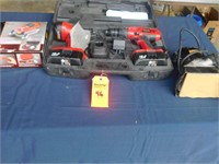 Lot 46  Misc Tools, Sanders, Drills, Lazer Trac.