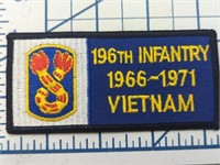 USA made iron-on military patch