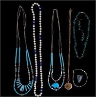 Turquoise, Semi-Precious Necklaces and More