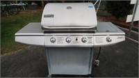 Charmglow Stainless Steel Gas Grill w/Side Burner