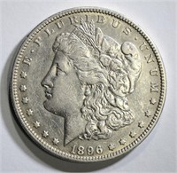 1896-S MORGAN DOLLAR AU