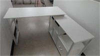 Foldable Desk into L Shape