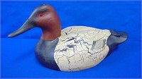 Ducks Unlimited Canvas Back Decoy This Wooden