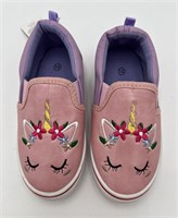 K KomForme Toddler Slip On Canvas Sneakers Sz 10