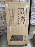 Fency brown privacy screen