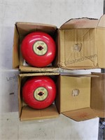 Set of two fire alarm bells