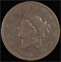 1831 LARGE CENT FINE