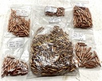 (6) Bags of 22 Cal Mixed Grain Bullets