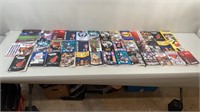 40pc Vtg-Mod Sports Media Guides / Yearbooks