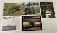 5 John Deere Brochures 90 to 180 hp, others