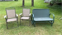 Outdoor furniture lot.