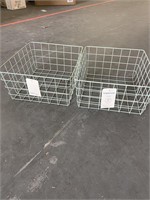 New (2) Brightroom 13" Wire bins