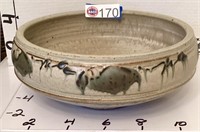 POTTERY BOWL, SIGNED