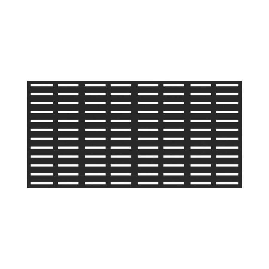 Freedom 3-ft x 6-ft Boardwalk Black Screen Panel