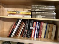 Lot of Assorted Cookbooks in Cabinet