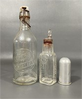 Vintage Magnesia & Shackelton Inhaler Bottles