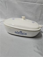 VINTAGE CORNINGWARE BLUE CORNFLOWER LIDDED