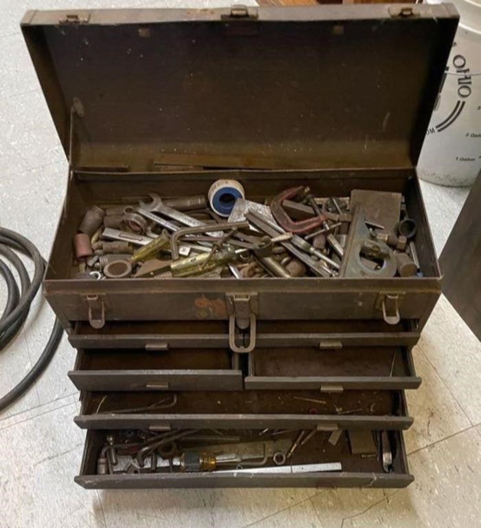 Machinist Tool Box w Contents