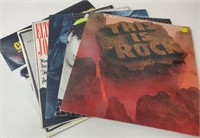 Lot of LPs incl. This Is Rock, Elton John, etc.
