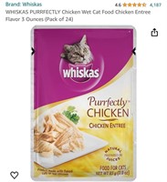 WHISKAS PURRFECTLY Chicken Wet Cat Food Chicken